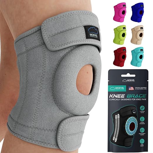 Modvel ELITE Knee Brace for Men & Women – Patella Gel Pads & Side Stabilizers for ACL, Meniscus Tear, Arthritis & Injury Recovery – Maximum Support for Running, Sports & Joint Pain Relief