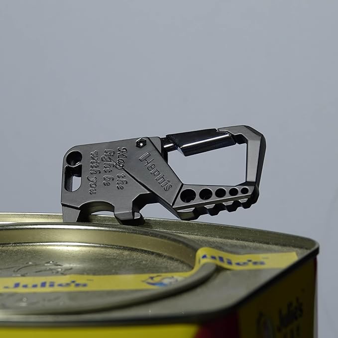 Skull Heavy Duty Key Chain,Car Emergency Escape Tool, Seat belt Cutter,Bottle Opener,Carabiner Car Key Chains