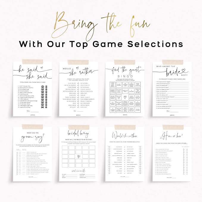 GardenCity Would She Rather, Bridal Shower Games, Baby Shower Games, 50 Cards, Wildflower