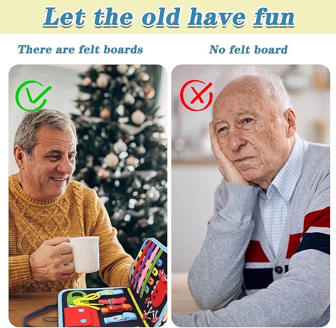 Fidget Blanket for Adults with Dementia, Fidget Blanket, Dementia Fidget Blanket Dementia Activities for Seniors Fidget Blankets for Dementia Patients Gifts for Adult Dementia Patients