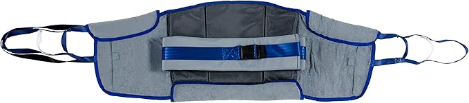 Patient Aid Padded Sit-to-Stand Wide Transfer Sling for 400-600 lbs Patient (PASA4) with Back Support Padding, and Stand Assist Lifting Straps for Moving Patient, Works with Most Lifts