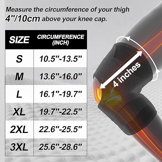 NEENCA Knee Brace for Knee Pain, Compression Knee Support with Air Mesh Fabric, Adjustable Knee Wrap with Side Stabilizers, Ultra-Soft Bandage for Elderly, Meniscus Tear, ACL, Arthritis Relief, Hiking