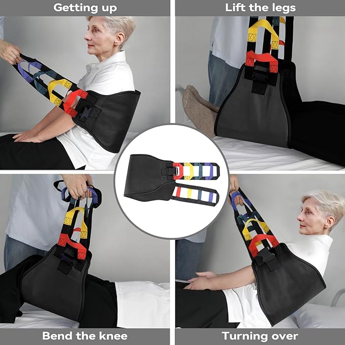 Transfer Belt Transfer Sling for Nursing Patients, Standing & Supports & Transfer Aids for Elderly, Gait Belt for Patient Care, Transfer Belt for Bedridden Patient