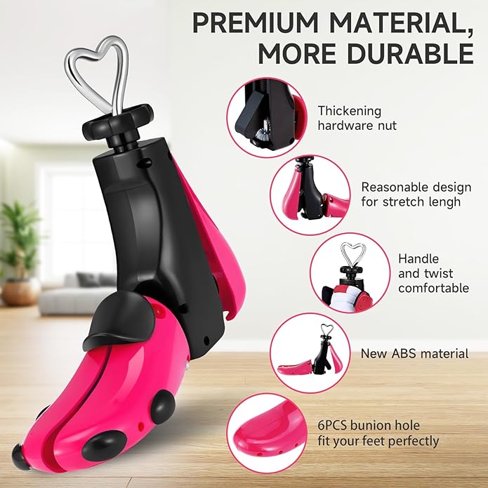 Shoe Stretcher Men, Women Leather Boot Stretcher for Wide Feets, Shoe Tree Adjustable Boot Widener Stretcher