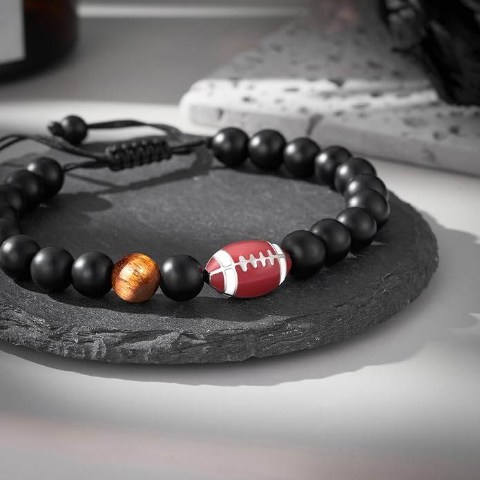 Baseball/Soccer/Basketball/Hockey/Golf/Football Bracelet Gifts for Boys Men