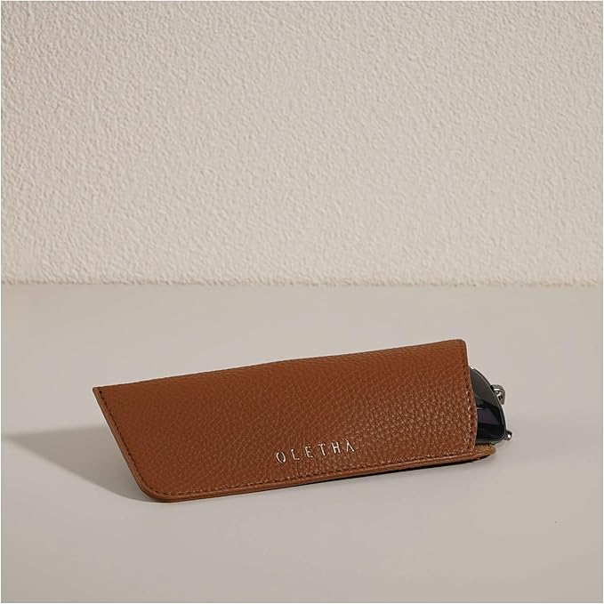 OLETHA Aesthetic Soft Glasses Case, Slip-in Design