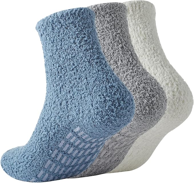 Breslatte Non Slip Hospital Socks with Grips for Women Grip Slipper Socks for Women Gifts