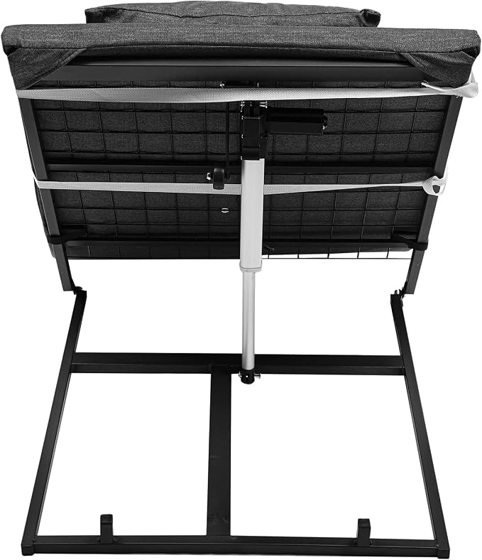 Electric Lifting Backrest for Bed, Adjustable Power Lifting Backrest for Elderly Patient Injured, Assist Elderly to Get Out of Bed Easily, Sit-up Back Rest Chair for Neck Lumbar Back Support (Grey)