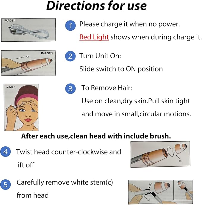 LiXiongBao USB Rechargeable Portable Electric Eyebrow Trimmer Pen for Women,Painless Precision Eyebrow Hair Remover, Safe Eyebrow Shaver Razor Tool for face Leg Lip Armpit Hand(Pink)