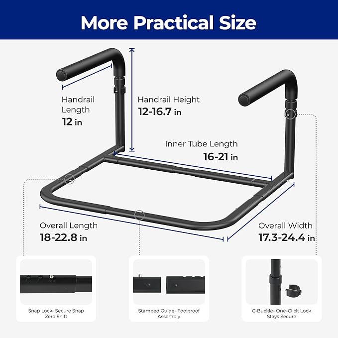 L1 Stand Assist for Couch, Mobility Aids for Chair, Elderly Assistance Products for Elderly, Disabled, Senior Essentials Adjustable Safety Grab Bar for Sit to Stand, Disability Aids, Couch Cane