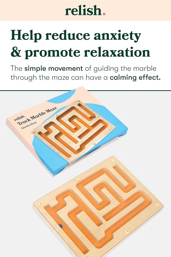 Relish - Marble Maze Track Game - Alzheimer's/Dementia Games & Activities for Elderly/Seniors, Improving Skills & Coordination