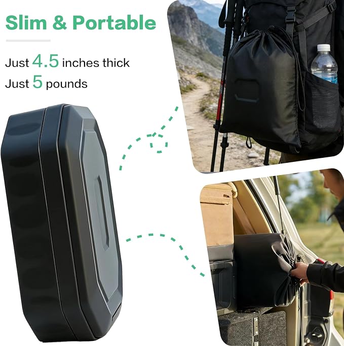 Camping Toilet for Adults - Portable Folding Toilet with Lid,Travel Portable Potty for Adults,Porta Potty Car Portable Potty