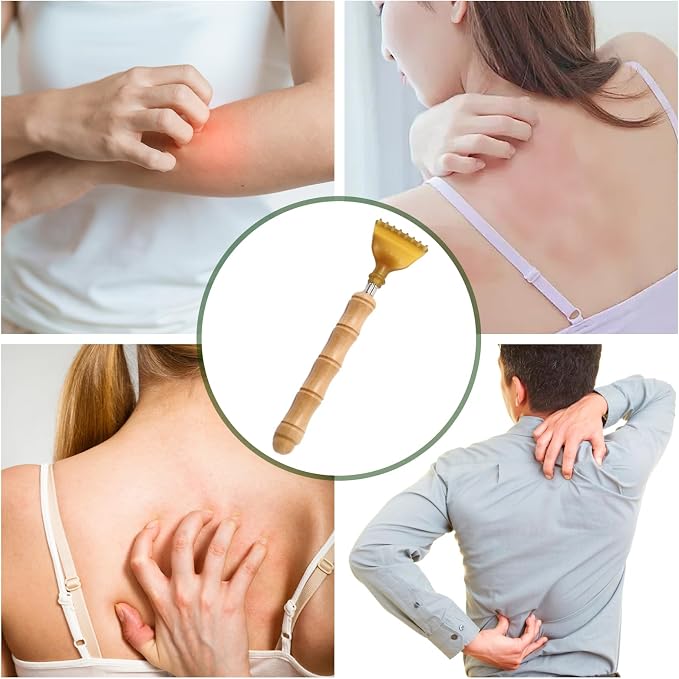 Back Scratcher Portable Extendable Bamboo Back Scratcher | Telescoping Body, for Men, Women, Travel and Holidays