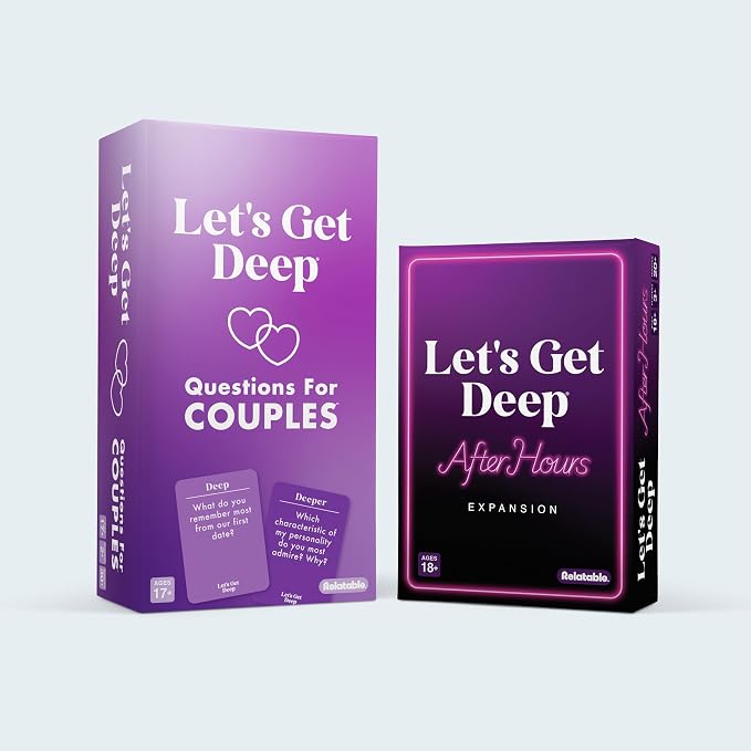 WHAT DO YOU MEME? Let's Get Deep: After Hours Expansion Pack by Relatable, Designed to Add on to the Let's Get Deep Core Game, Great for Couples Gifts, Wedding Registry Gifts, Includes 100 Cards