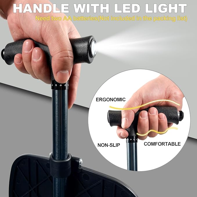 FATTCHIAR Walking Cane with Seat Folding Lightweight Adjustable Cane Chair Foldable for Seniors Portable Seat