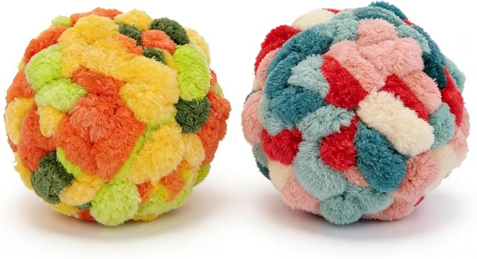 2 Pack Sensory Therapy Balls for Adults with Dementia, Alzheimer's, Anxiety, ADHD & OCD - Stress Relief Hand Aids(Vintage Mix & Wheat Field Hue)
