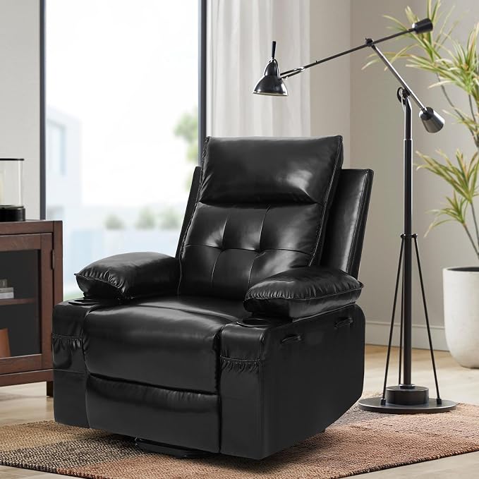 Power Lift Chair for Elderly,Electric Recliner Chair with Vibrating Massage & Heating,Living Room Chair with Thickened armrest,USB Ports,2 Cup Holders