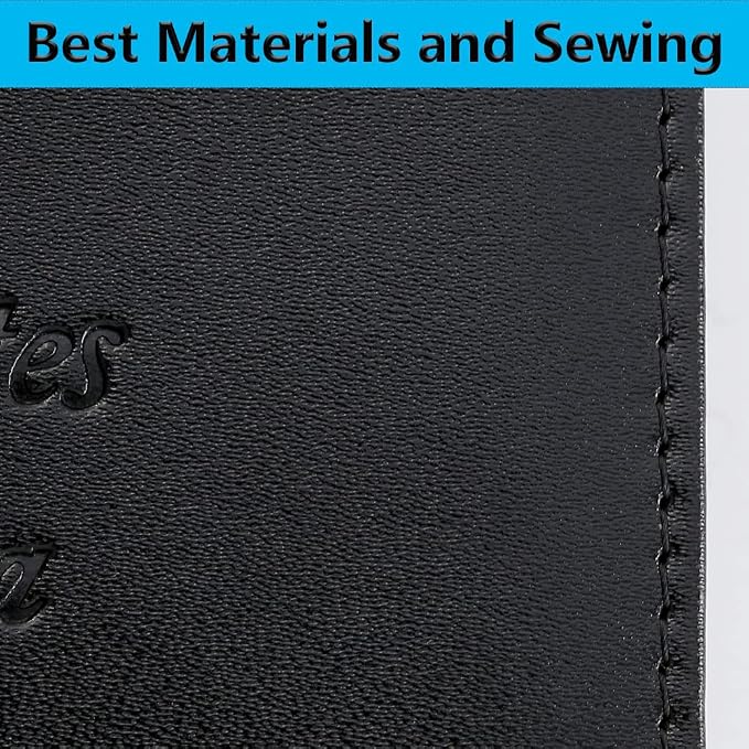 Passport Holder Cover Wallet RFID Blocking Leather Card Case Travel Accessories for Women Men (Black)