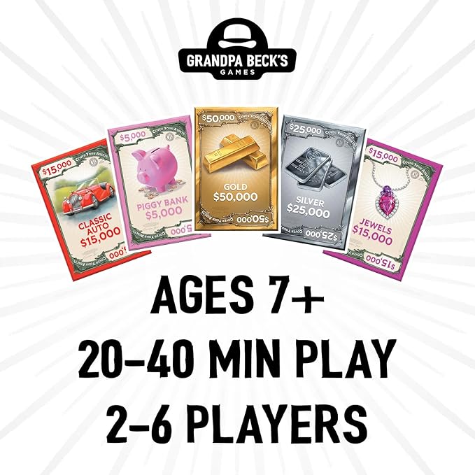 Grandpa Beck's Games Cover Your Assets Set Collection Card Game | Steal, defend, and grow valuable collections in the fast-paced family card game that keeps everyone on their toes