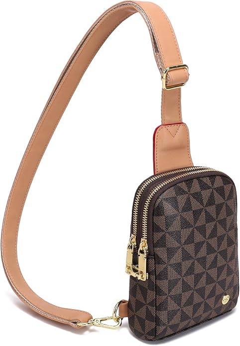 Lightweight Small Crossbody Sling Bag for Women | Mini Travel Purse,Multi-pocket with Card Slots,Durable Vegan Leather,Everyday Carry