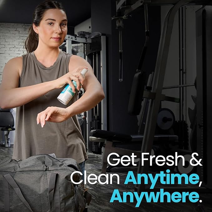 Scrubzz No Rinse Body Wash for Elderly, Rinse Free Cleansing Foam, Waterless Foaming Cleanser for Men and Women, Great for Camping, Gym and Post Workout, Hospital Stays and Post Surgery - 1 Pack