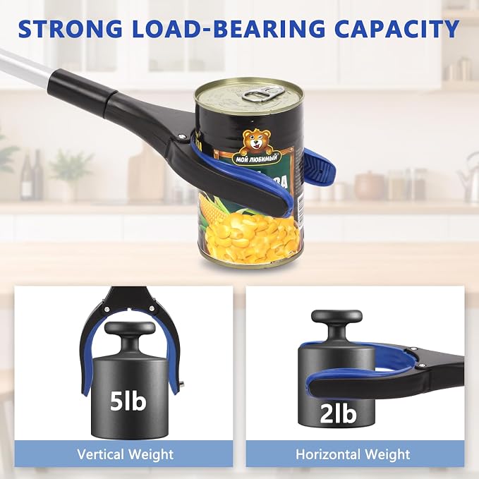 2-Pack Grabber Reacher Tool, 36" Foldable Trash Picker Upper | Extra Long Heavy Duty Grippers with Magnets & Rotating Jaw - Pickup Tool for Seniors, Mobility Aid, Trash Picker