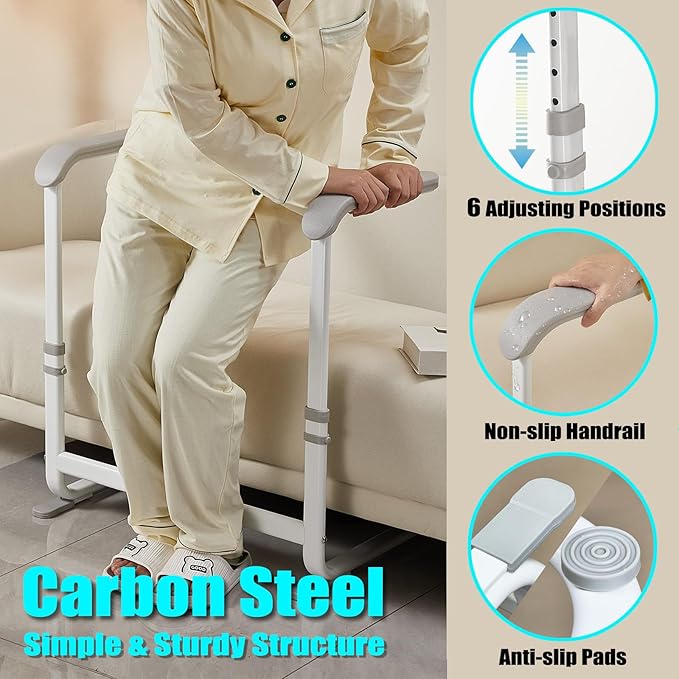 Stand Assist for Elderly, Adjustable Couch Stand, Chair Lift Assist Device, Mobile Stand and Go Chair Assist for Seniors, Patients and Disabilities