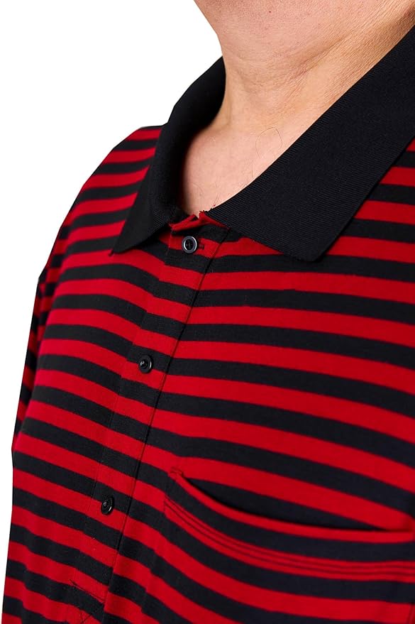 Ovidis Dementia Clothes - Alzheimers Anti-Strip Jumpsuit with Back-Zipper for Elderly Men - Bobby