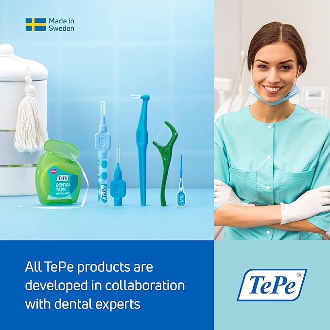 TePe Interdental Brushes Original Grey 1.3 mm Pack of 25