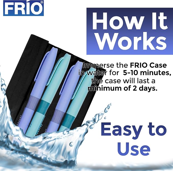 FRIO Cooling Wallet - Insulin & GLP-1 Cooler for 45+ Hours - Purple - XL