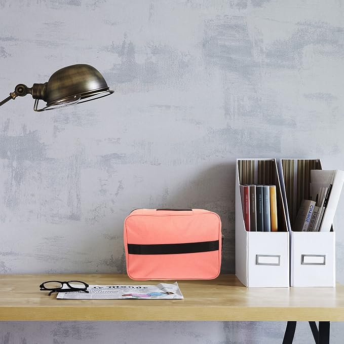 Tofficu File Box File Box File Box Fireproof Safe Document Organizer Box with Lock Fireproof Document Bag Certificate Storage Container File Box Fireproof Safe Fireproof Safe Fireproof Safe