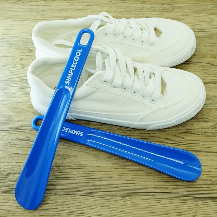 SIMPLECOOL Plastic Shoe Horn, Portable Travel Shoe Horns. Durable Shoe Spoon Shoe Helper for Men Women Seniors Kids.