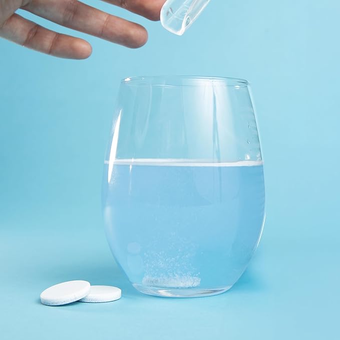 Overnight + Whitening Retainer Cleaner, Remove Stains, Discoloration, and Plaque | 4 Month Supply | Denture Cleanser with Whitening Boost,120 Tablets by M3 Naturals (Pack of 2)