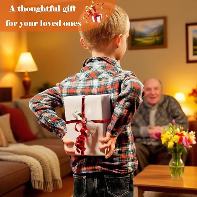 Adaptive Utensils with Adult Bib - 4pcs Weighted Utensils Set (2.5oz Each) for Hand Tremors, Elderly, Parkinson's, Arthritis - Non-Slip Easy Grip Handles for Independent Eating