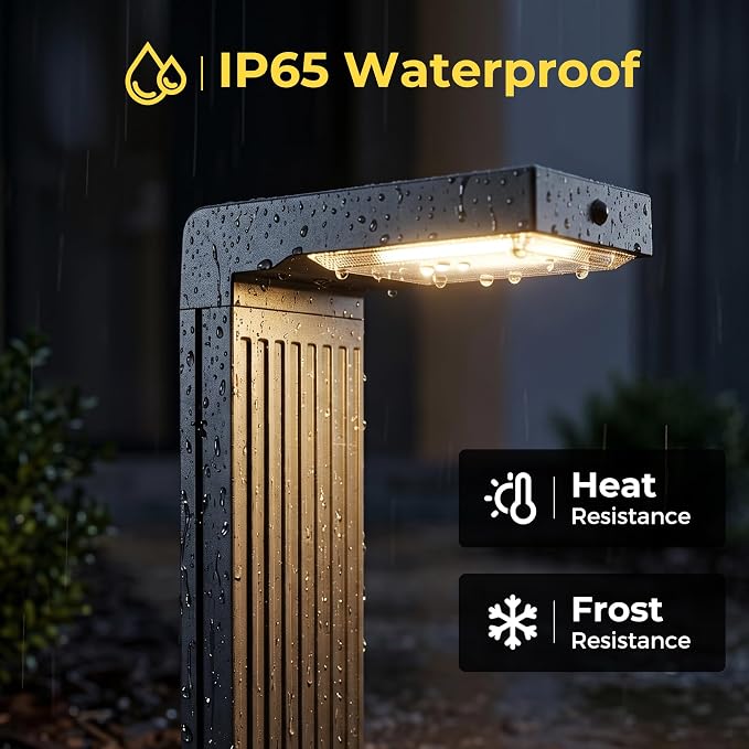 COXSENI Motion Sensor Solar Pathway Lights Outdoor,6 Working Modes,6 Pack | 400LM,Auto 150° Sensing Angle,16.5 Ft Detection Distance,2 Color Temperatures,IP65 Waterproof,Garden,Yard,Driveway,Walkway