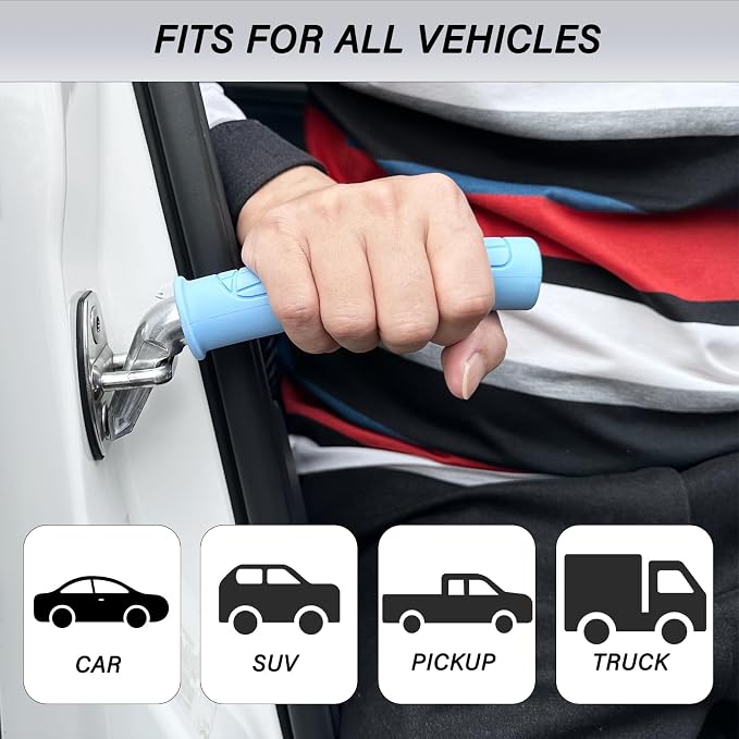2 Pack Car Door Handle for Elderly Portable Vehicle Support Handle | Portable Vehicle Support Handle, Easy Sit to Stand Assistance, Auto Cane for Seniors and Handicapped
