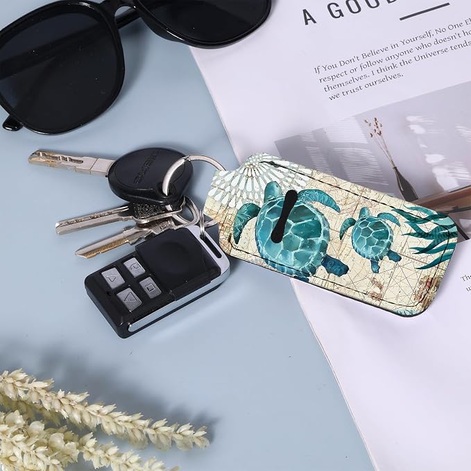 Cute Chapstick Holder Keychain,Lipstick Neoprene Clip-on Lip Balm Holder for Woman