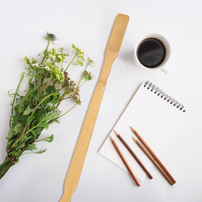 BambooMN 25" Bamboo Shoe Horn - 6 Units