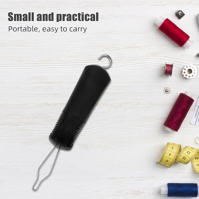 Cabilock Button Hook and Zipper Puller Made of Pp and Metal 2pcs Dressing Aid Tool with Easy Buttoning Feature for Elderly and Individuals with Limited Dexterity, Versatile Use at Home