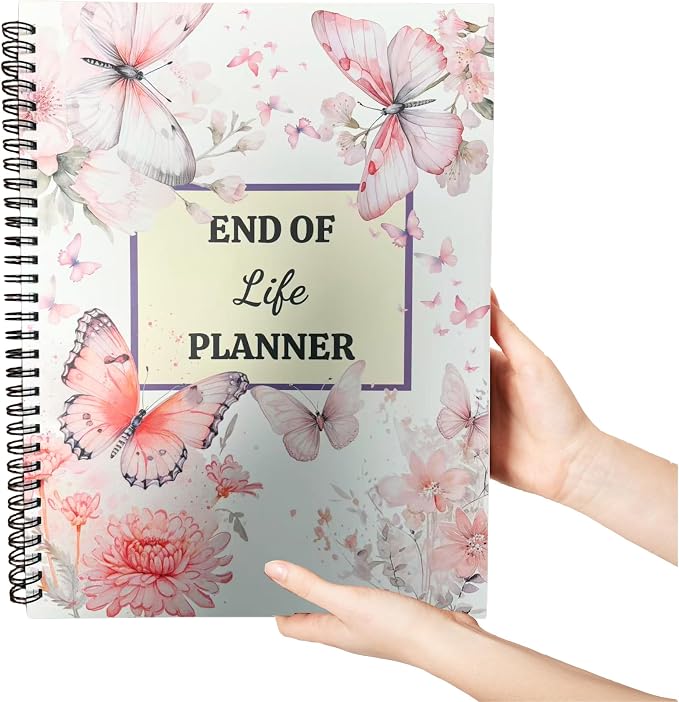 End Of Life Planner, If I Die Binder Important Document Organizer, Guided Final Arrangement When I’m Gone Notebook, 8.5" X 11"