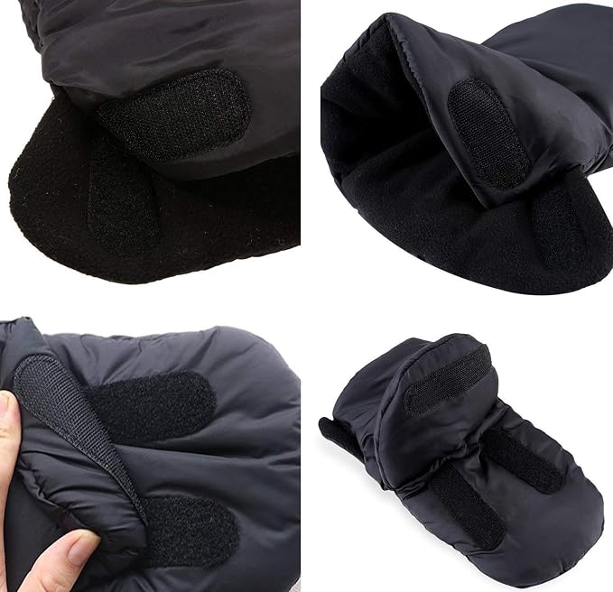 Winter Stroller Gloves, Universal Stroller Mitten, Waterpoof, Windproof, Stroller Hand Muff, Warmmuffs, Accessories, Extra Thick, Anti-Freeze