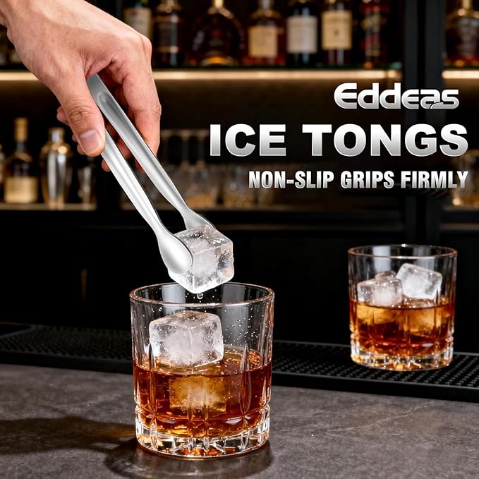 12PCS Ice Tongs Mini Sugar Tong - 2 Sizes 6 & 4 Inch Stainless Steel Small Serving Tongs, Small Kitchen Tiny Tong for Appetizers,Tea Party, Coffee Bar, Desserts (Silver)