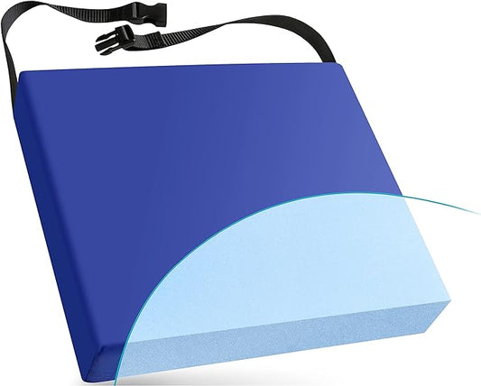 NYOrtho Wheelchair Seat Cushion – Firm - Non-Slip, Water - Resistant Seat Pressure Relief - Ideal - Office Chairs - Car Seats 18" x 16" x 3"