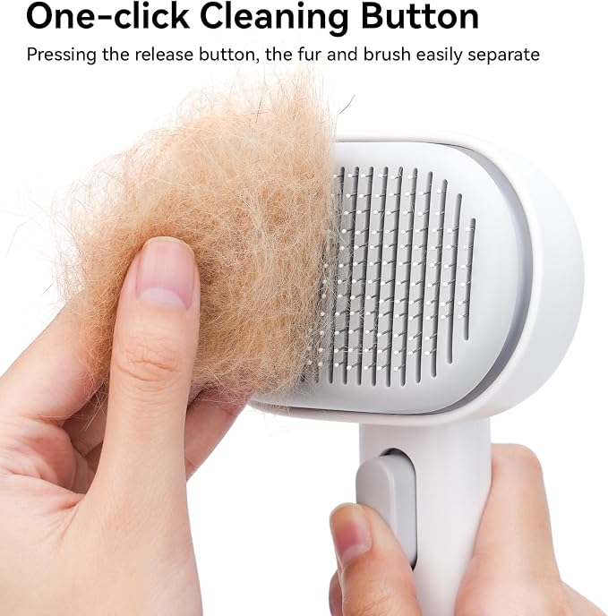 Aumuca Cat Brush for Shedding, Cat Brushes for Indoor Cats, Cat Brush for Long or Short Haired Cats, Cat Grooming Brush Cat Comb for Kitten Rabbit Massage Removes Loose Fur