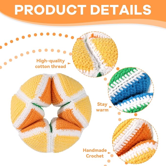 Tactile Turn Toy for Dementia Sensory Fidget Toy for Alzheimer Dementia Fidget Toys for Elderly Anti-Stress Soft Comfort Crochet Product Montessori Favors for ADHD Relief Christmas Birthday Gifts