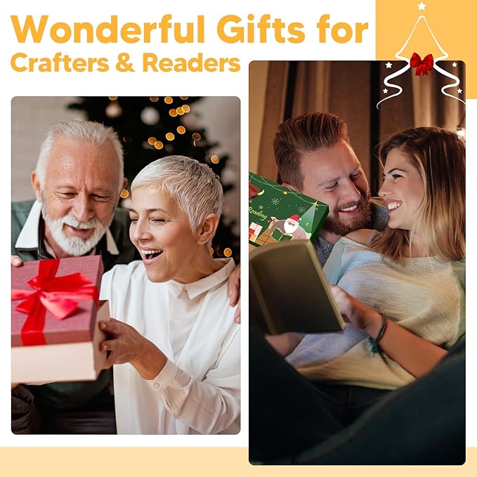 LED Neck Reading Light and Crafting Lamp with Black Storage Case, Ideal for Book Lovers, Readers, Crafters and Outdoor Enthusiasts, Perfect for Reading, Sewing, Camping, Crocheting, Walking at Night