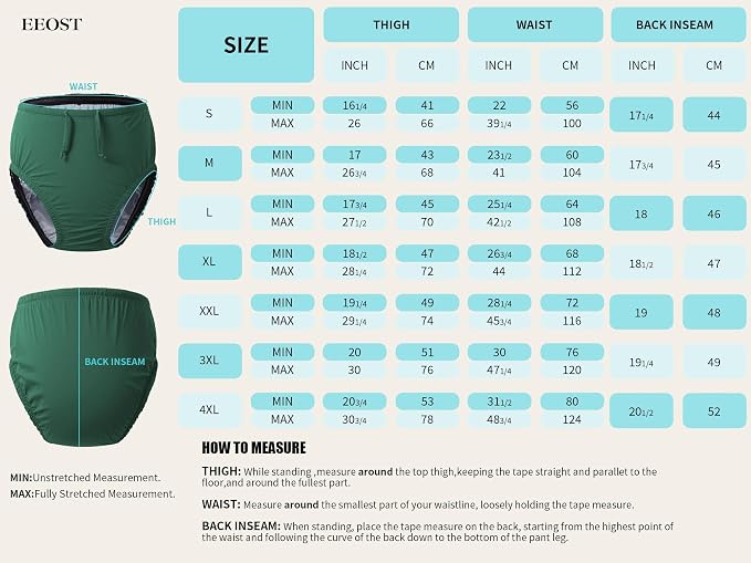 Adult Reusable Swim Diapers Special Needs Swimwear for Incontinence | Adult reusable swim diaper with waterproof leakproof cover for incontinence and pool use