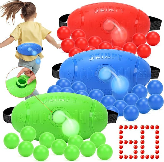 Skirfy Shaking Swing Balls Party Game,3 Pack Floor Game Party Favor Carnival Birthday Game for Kids Adult with 60 Balls, Outdoor Indoor Toys for Boys Girls, New Years Party Games Kids Toys