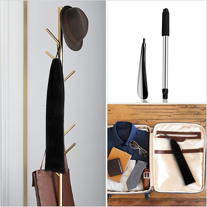 XYH Shoe Horn, 22 to 32 Inch Telescopic long shoe horn for seniors.