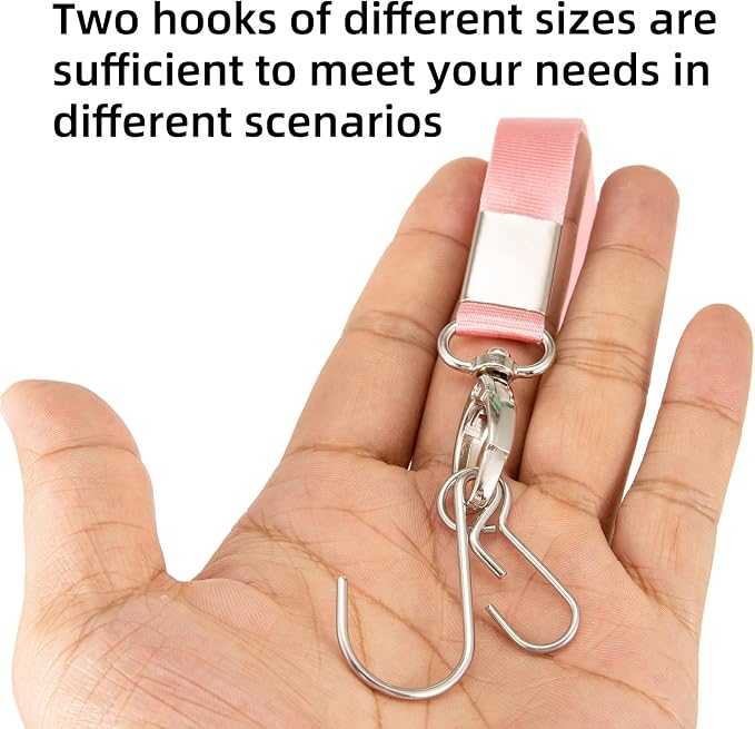 Zipper Helper Pull for Dresses & Boots - Back Zipper Tool with Customs Lock, 2 Hooks